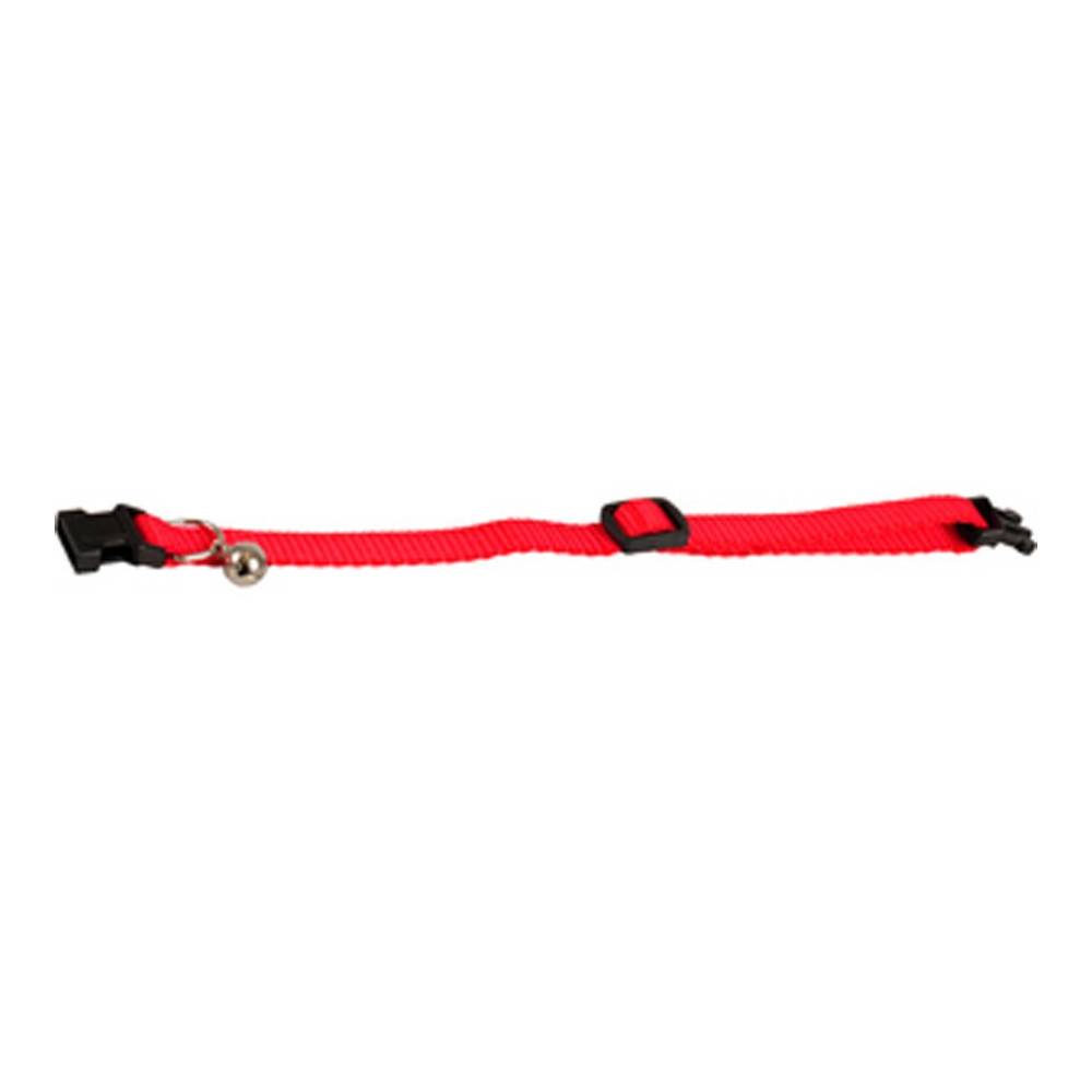 Collier réglable de 20 à 35 cm rouge avec clochette pour chat - Imagen 3