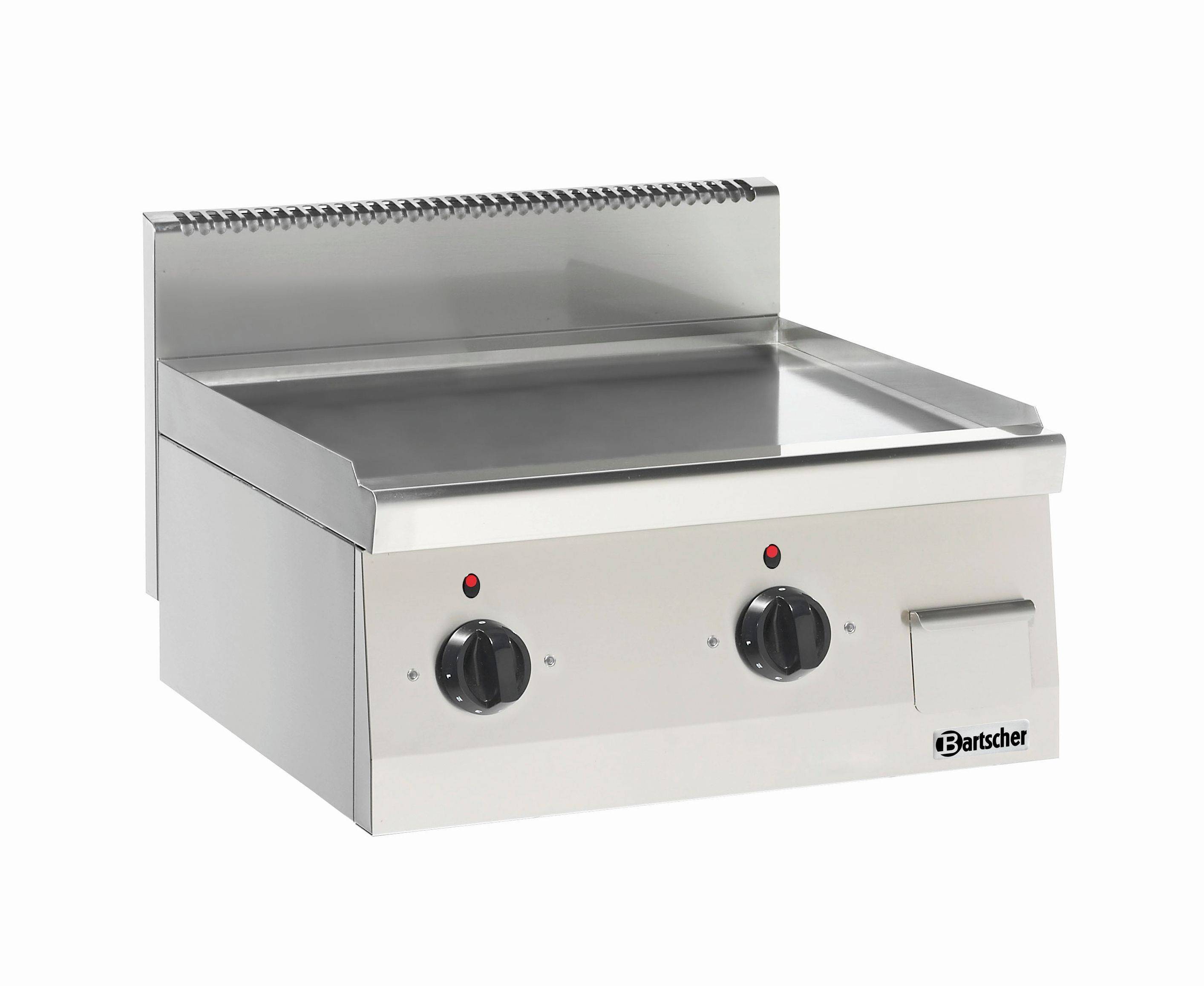 Plancha Professionnelle Electrique Lisse Chromée Dure - Bartscher