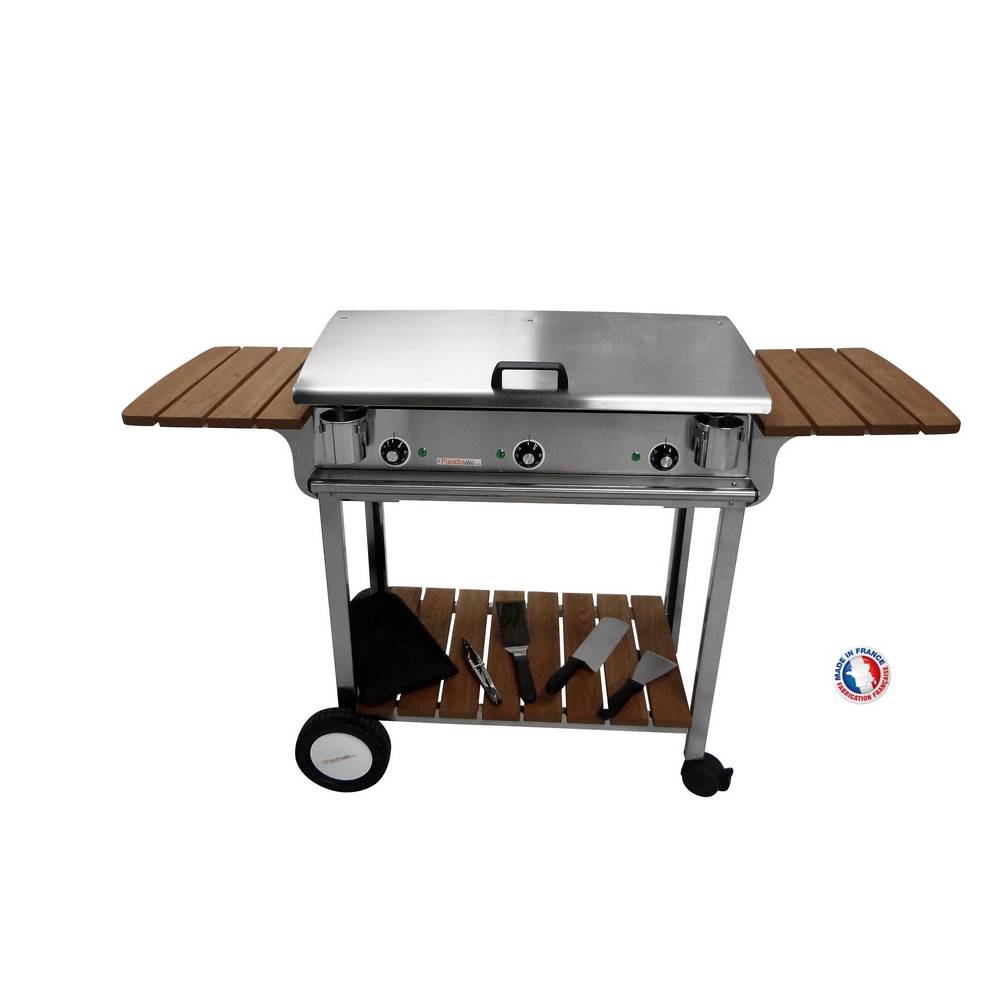 Pack plancha électrique PLANCHAELEC LUX 830 INOX - CHARIOT ELYSEE 830 - Image 2