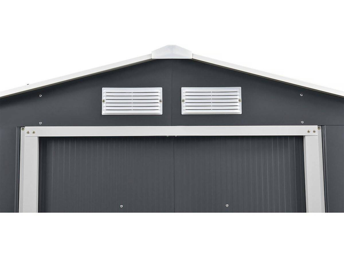Habitat Et Jardin - Abri De Jardin Métal - "vegas" - 2,7 M² Avec Gouttière - Gris -habitat Et Jardin - Imagen 5