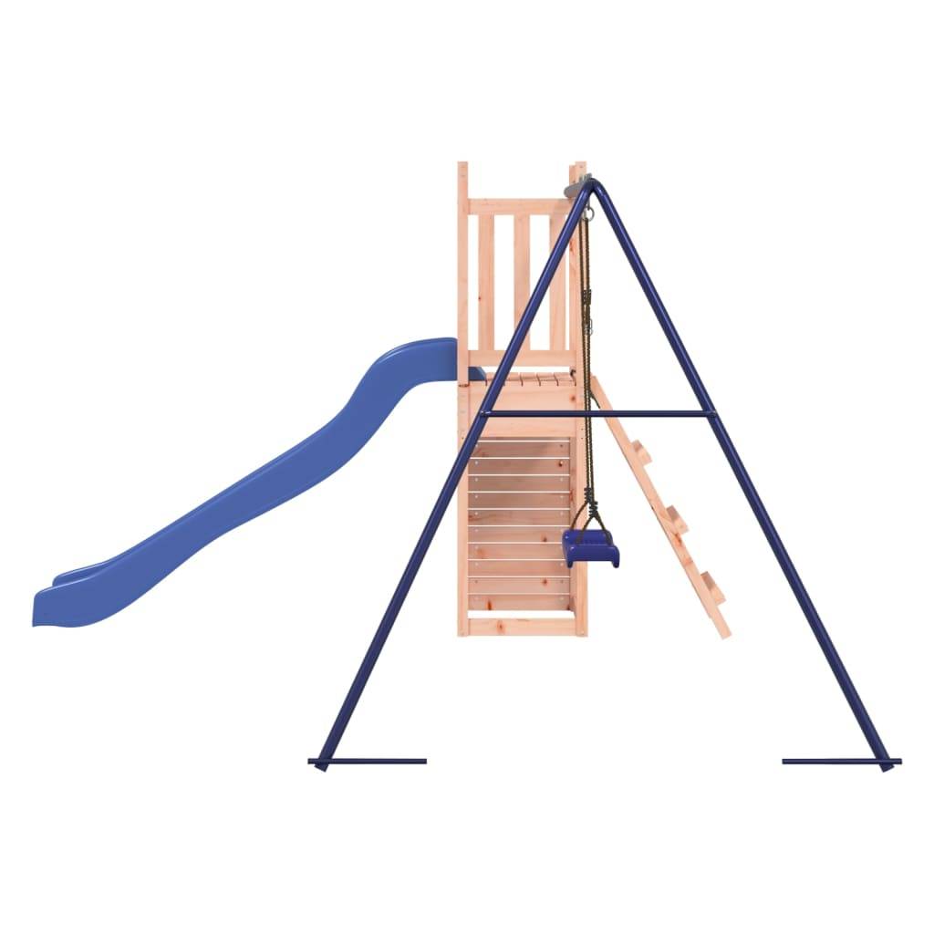 Helloshop26 - Aire de jeux d'extérieur balançoires toboggan portiques robuste jeux jardin 237 x 321 x 169 cm bois massif de douglas - Imagen 4