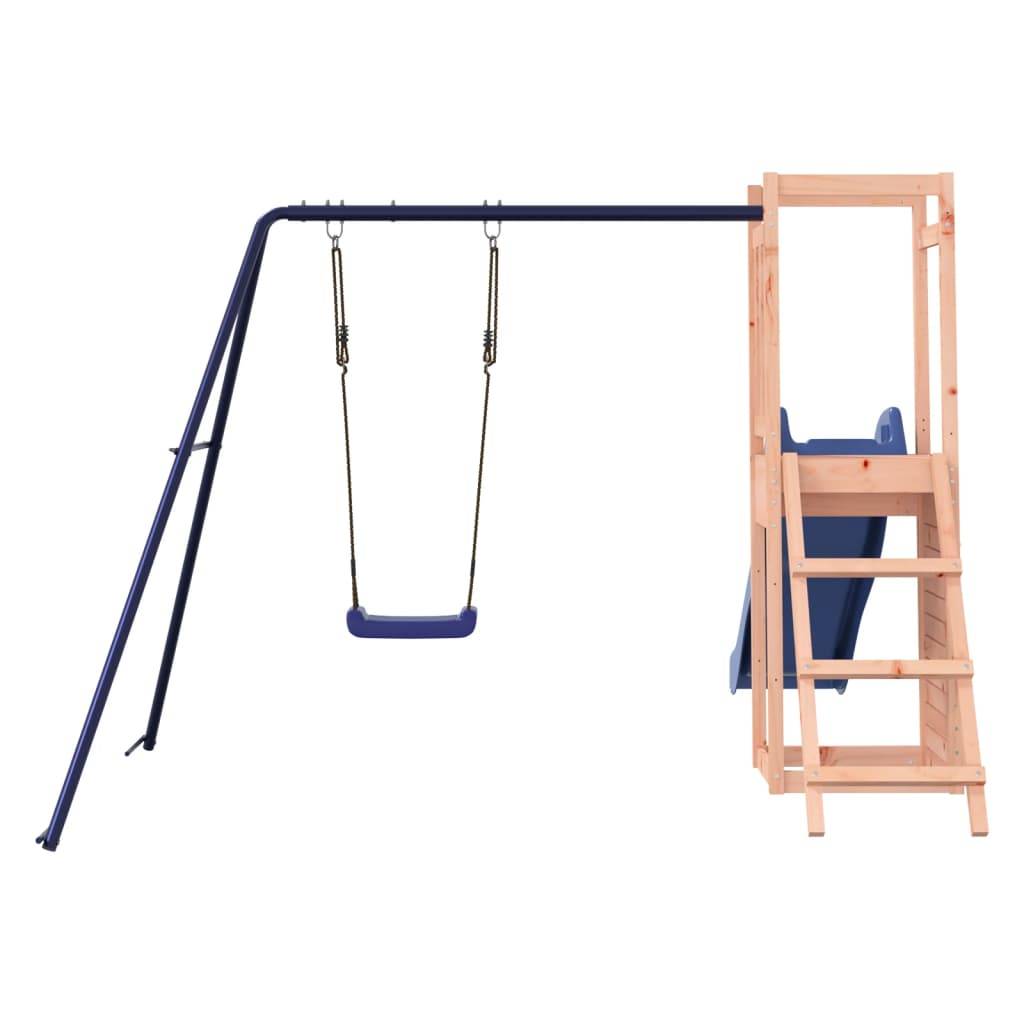 Helloshop26 - Aire de jeux d'extérieur balançoires toboggan portiques robuste jeux jardin 237 x 321 x 169 cm bois massif de douglas - Imagen 5