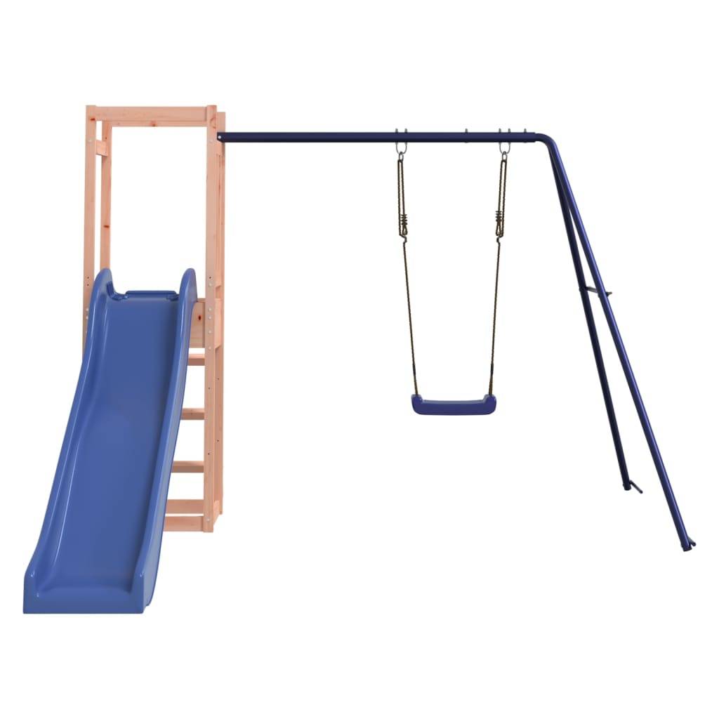 Helloshop26 - Aire de jeux d'extérieur balançoires toboggan portiques robuste jeux jardin 237 x 321 x 169 cm bois massif de douglas - Imagen 2