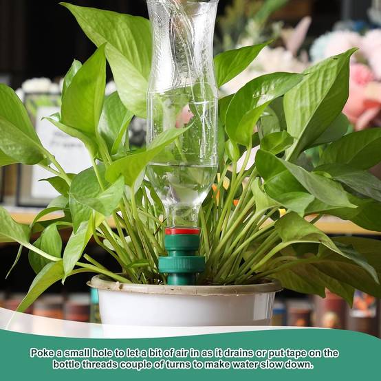 Arrosage automatique,Bouteilles d'irrigation goutte à goutte, piquets d'arrosage pour plantes, (10 pièces) Arroseur-Lytech - Image 7