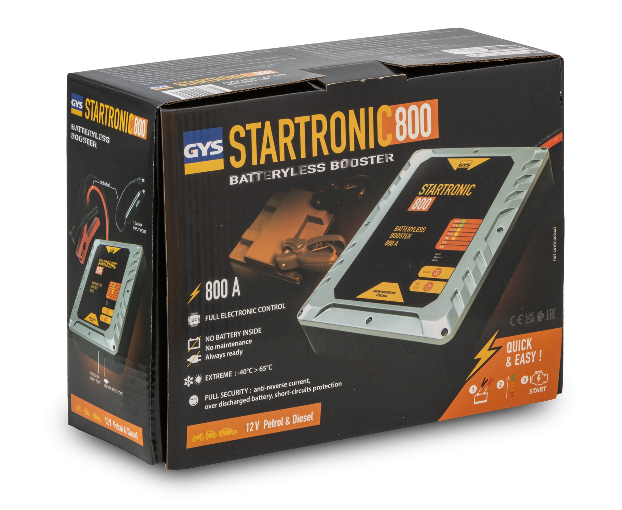 Booster Démarreur autonome à supercondensateurs STARTRONIC 800 | 026735 - GYS - Image 5