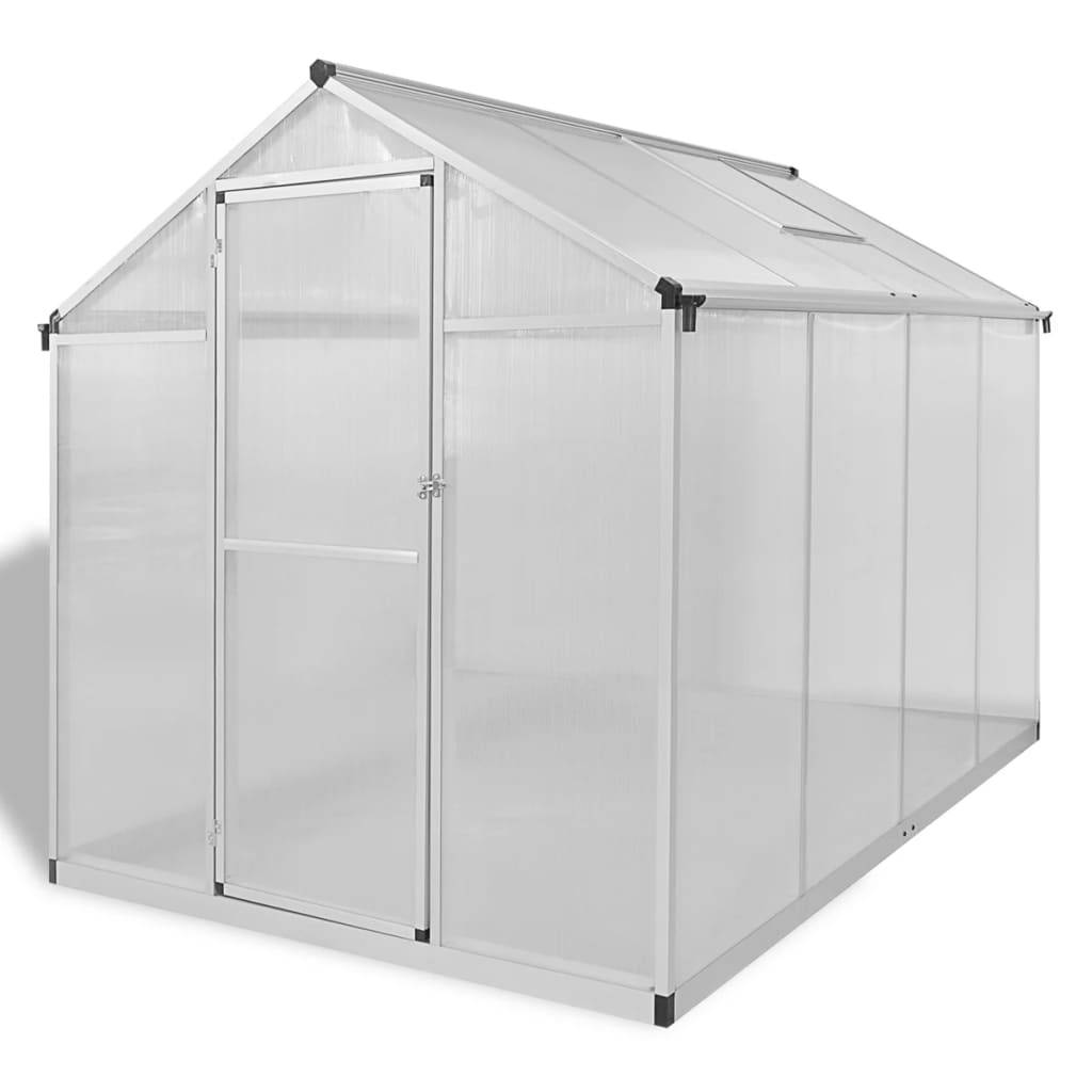 Serre Jardin Polycarbonate Aluminium Culture Hivernage 4,6m² Transparente - ComfortXL Outdoor Living - Image 2