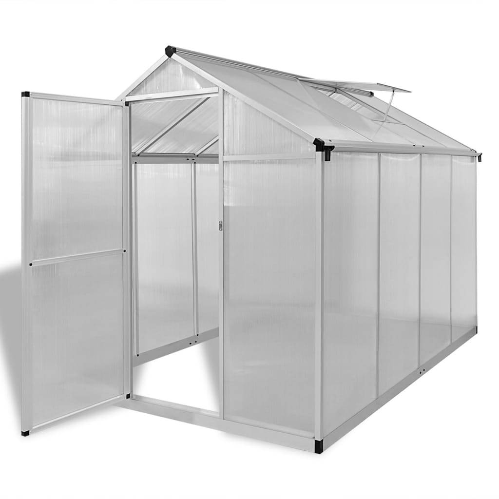 Serre Jardin Polycarbonate Aluminium Culture Hivernage 4,6m² Transparente - ComfortXL Outdoor Living - Image 1