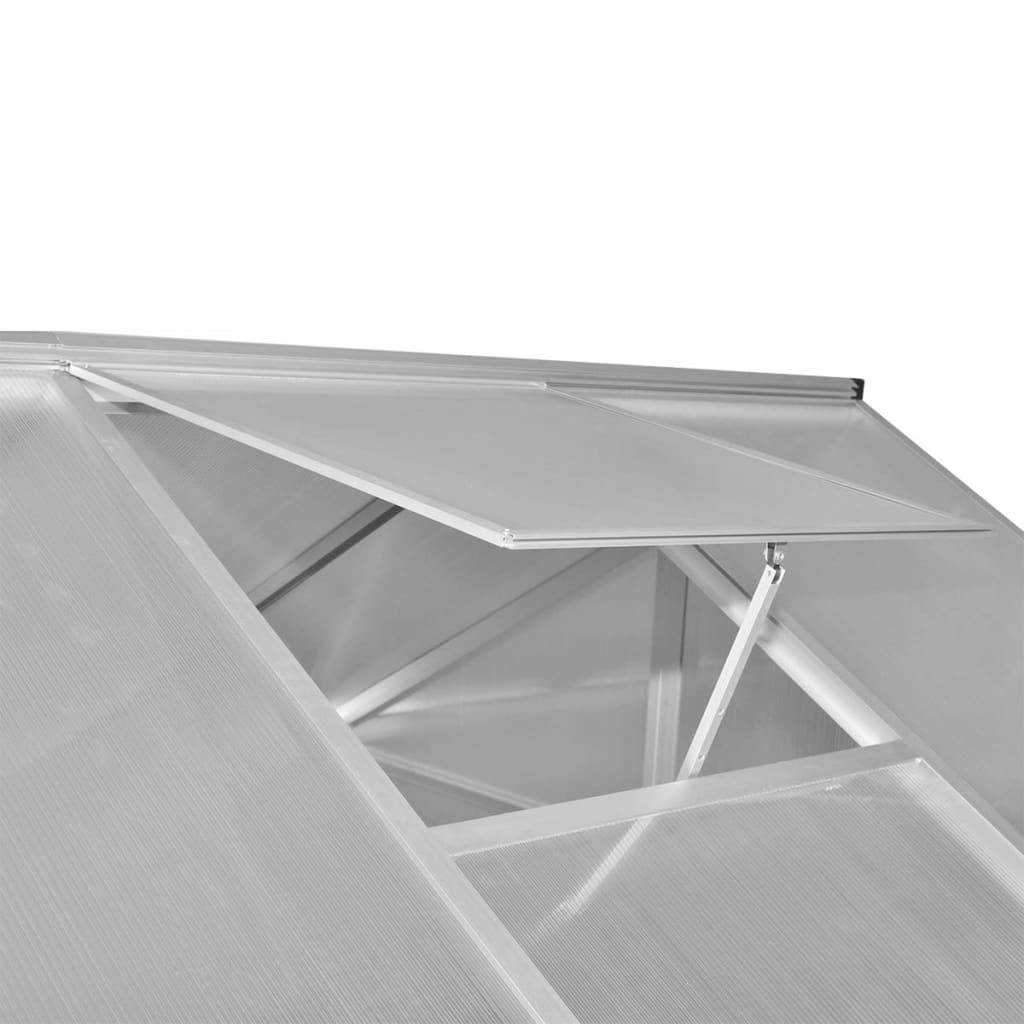 Serre Jardin Polycarbonate Aluminium Culture Hivernage 4,6m² Transparente - ComfortXL Outdoor Living - Image 6