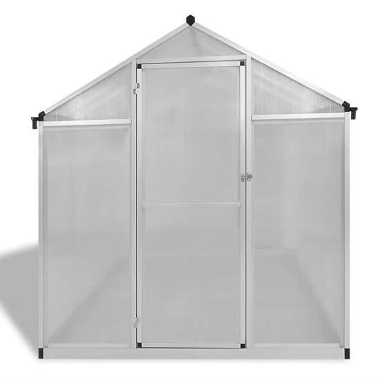 Serre Jardin Polycarbonate Aluminium Culture Hivernage 4,6m² Transparente - ComfortXL Outdoor Living - Image 3