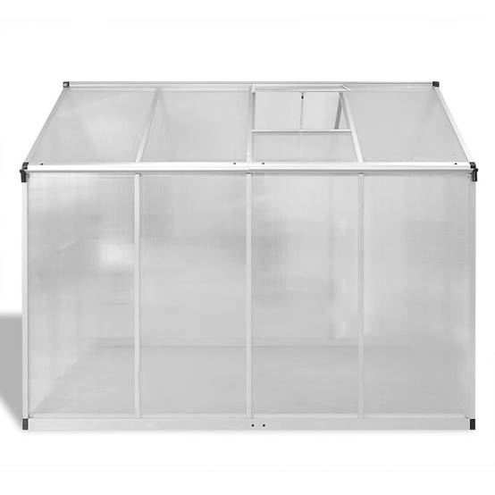 Serre Jardin Polycarbonate Aluminium Culture Hivernage 4,6m² Transparente - ComfortXL Outdoor Living - Image 4