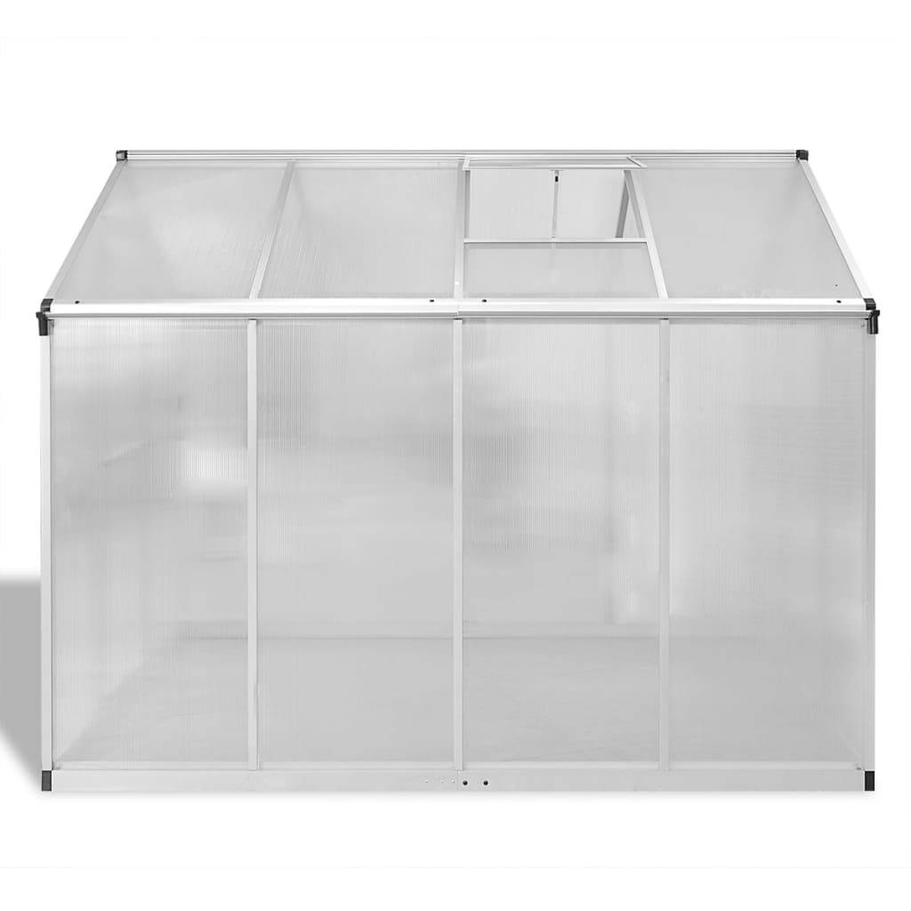 Serre Jardin Polycarbonate Aluminium Culture Hivernage 4,6m² Transparente - ComfortXL Outdoor Living - Image 4