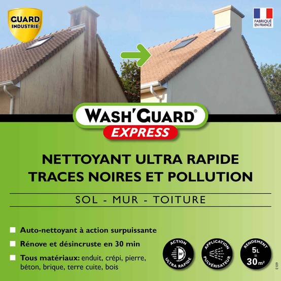 WashGuard Express Nettoyant extérieur désincrustant version ultra rapide 5L jusqu'à 30 m² - Image 2