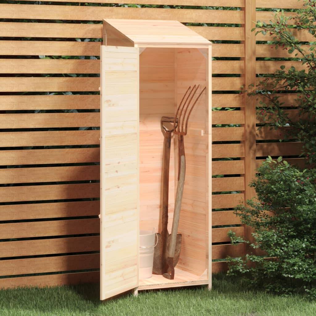 Abri de jardin 0.29m² - Cabane de jardin - Remise de jardin 55x52x174,5 cm Bois de sapin solide MAISON CHIC - Image 3