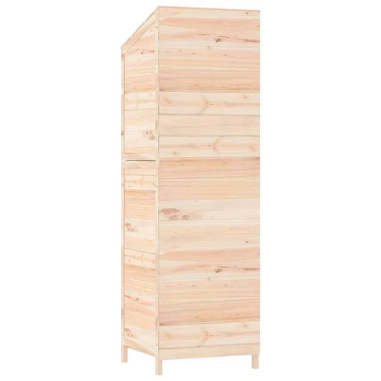 Abri de jardin 0.29m² - Cabane de jardin - Remise de jardin 55x52x174,5 cm Bois de sapin solide MAISON CHIC - Image 6