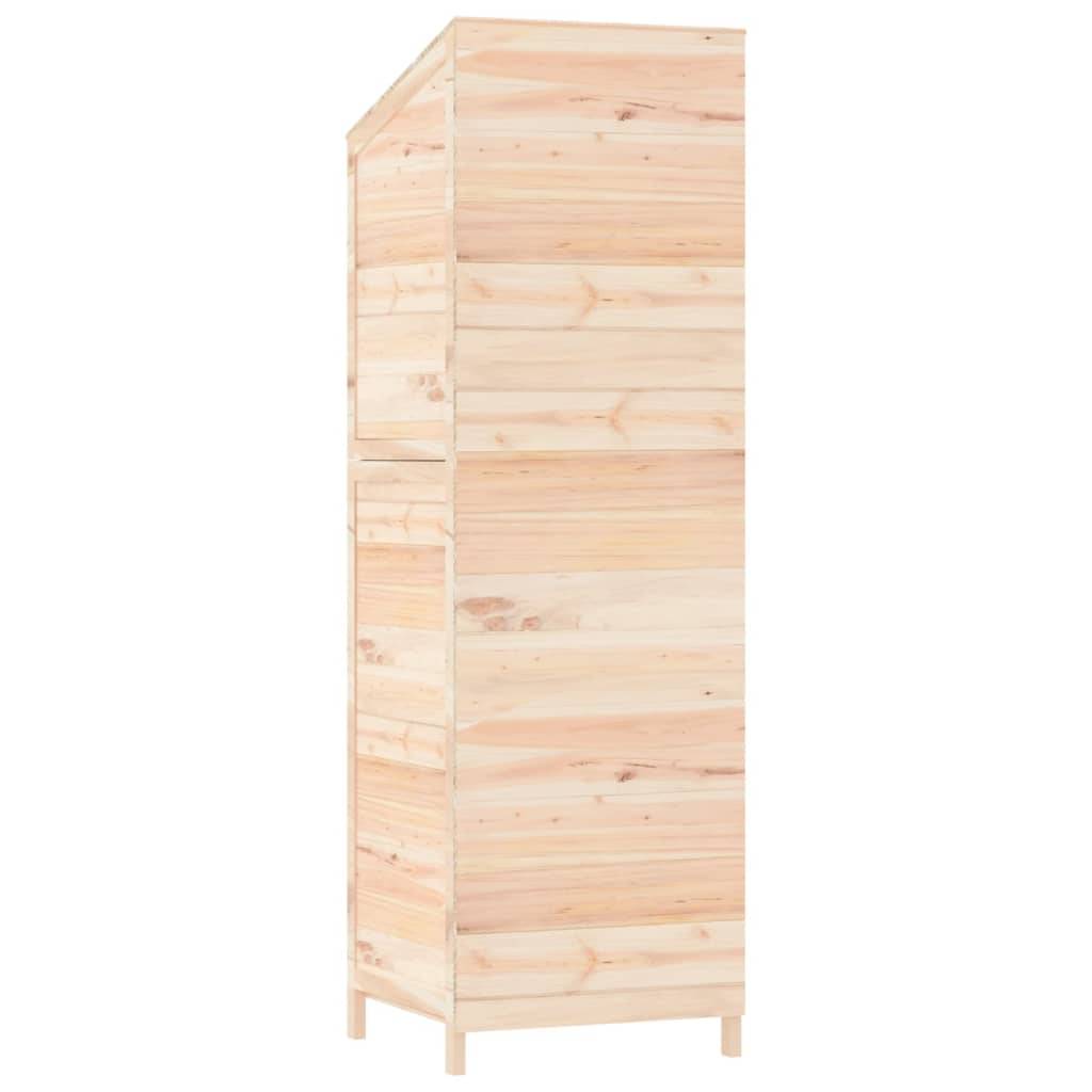 Abri de jardin 0.29m² - Cabane de jardin - Remise de jardin 55x52x174,5 cm Bois de sapin solide MAISON CHIC - Image 6