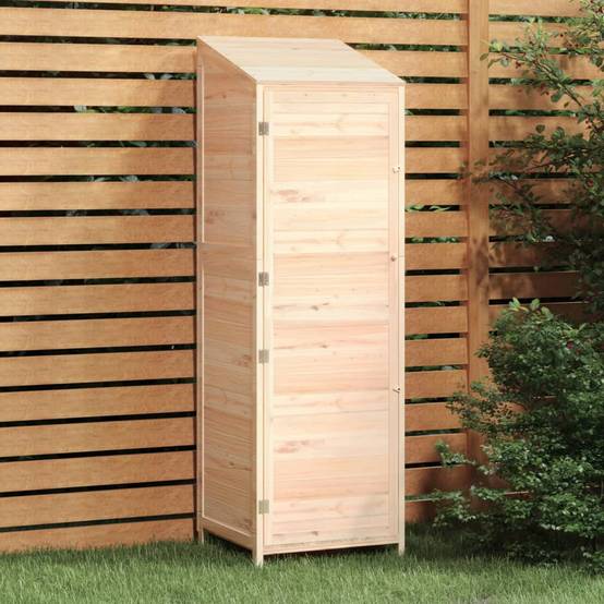 Abri de jardin 0.29m² - Cabane de jardin - Remise de jardin 55x52x174,5 cm Bois de sapin solide MAISON CHIC - Image 2
