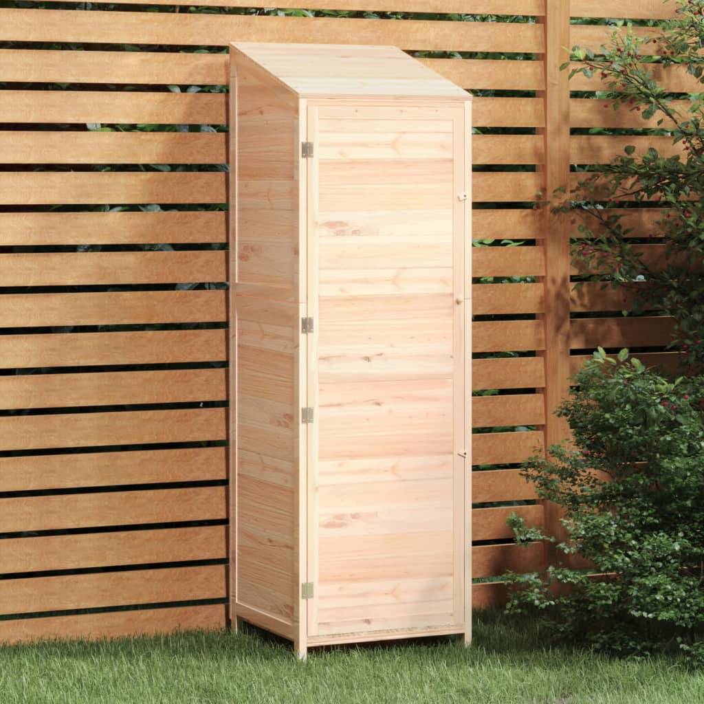 Abri de jardin 0.29m² - Cabane de jardin - Remise de jardin 55x52x174,5 cm Bois de sapin solide MAISON CHIC - Image 2