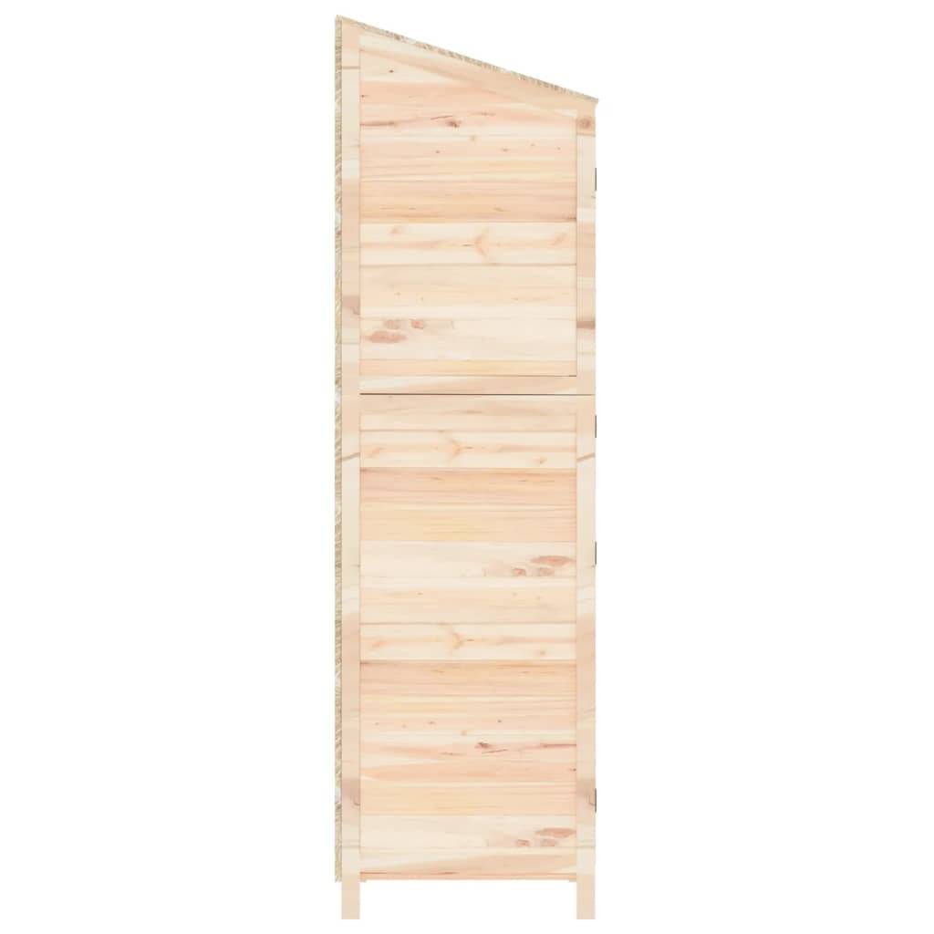 Abri de jardin 0.29m² - Cabane de jardin - Remise de jardin 55x52x174,5 cm Bois de sapin solide MAISON CHIC - Image 5