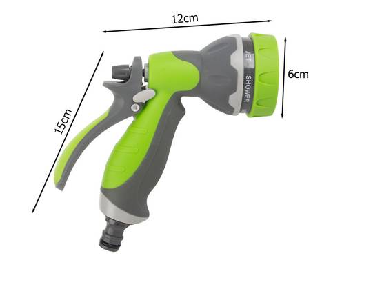 Pistolet pour tuyau d'arrosage avec pomme d'arrosage réglable, résistant à l'eau - Image 2
