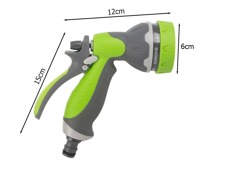 Pistolet pour tuyau d'arrosage avec pomme d'arrosage réglable, résistant à l'eau - Image 2