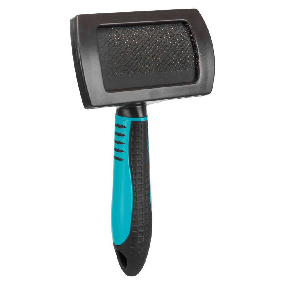 Trixie - Brosse souple poils en métal souple chien ou chat - Imagen 1