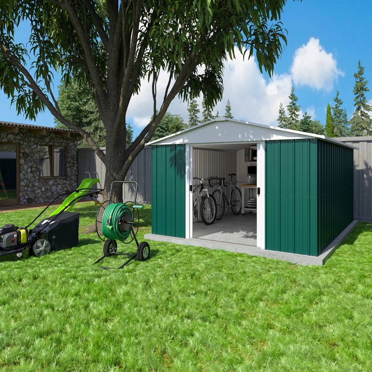 Yardmaster - Abri de jardin métal 12,00m² 1013GEYZ Yardmaster - Image 8