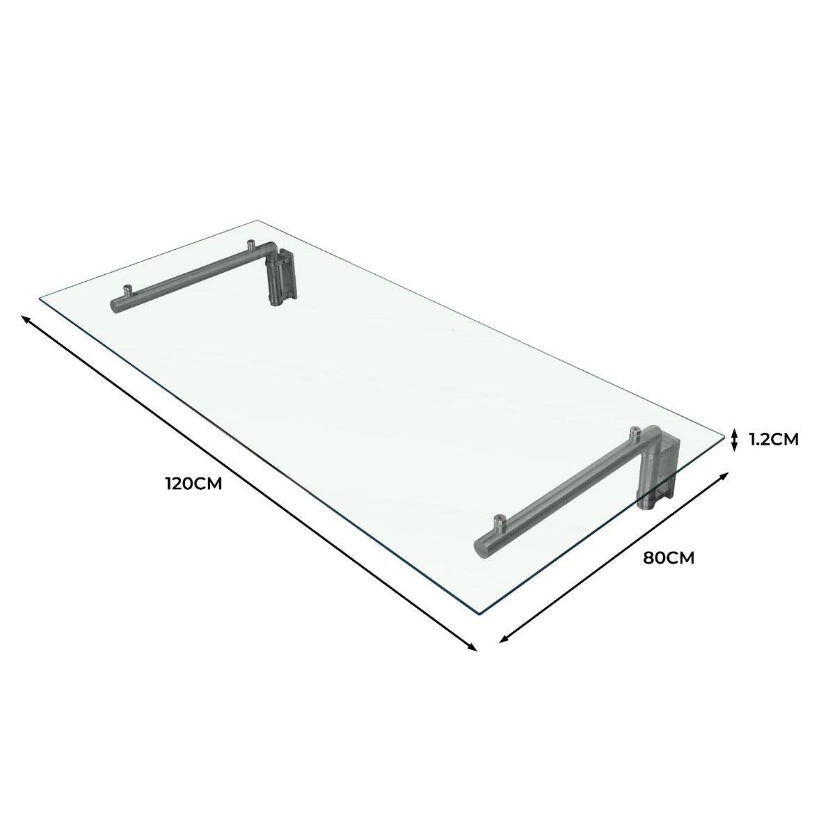 Monstershop - Canopé en Verre 120 cm x 80 cm avec Support - Imagen 5