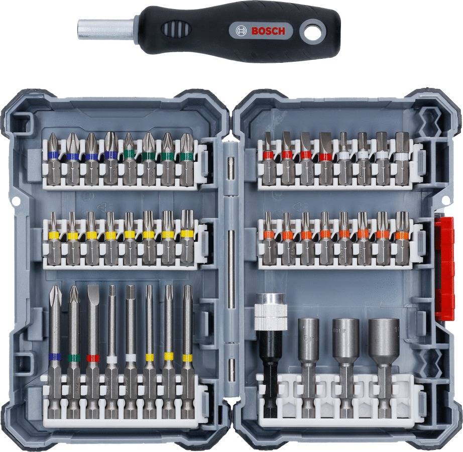 Bosch - Coffret 44 embouts extra hard + tournevis manuel - BOSCH - 2607017692 - Imagen 1