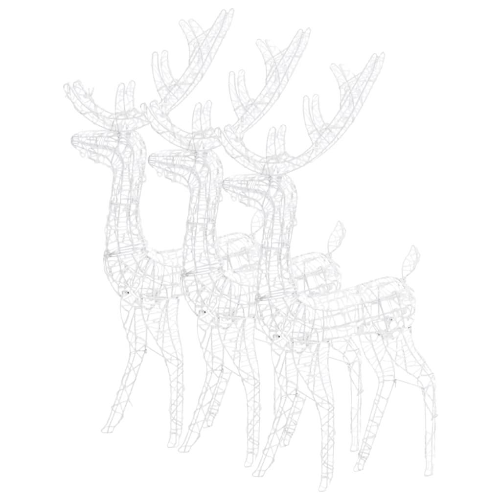 Lot 3 Grands Rennes Acrylique 120cm Lumineux 8 Modes pour Jardin Blanc Chaud – ComfortXL Outdoor Living - Image 4