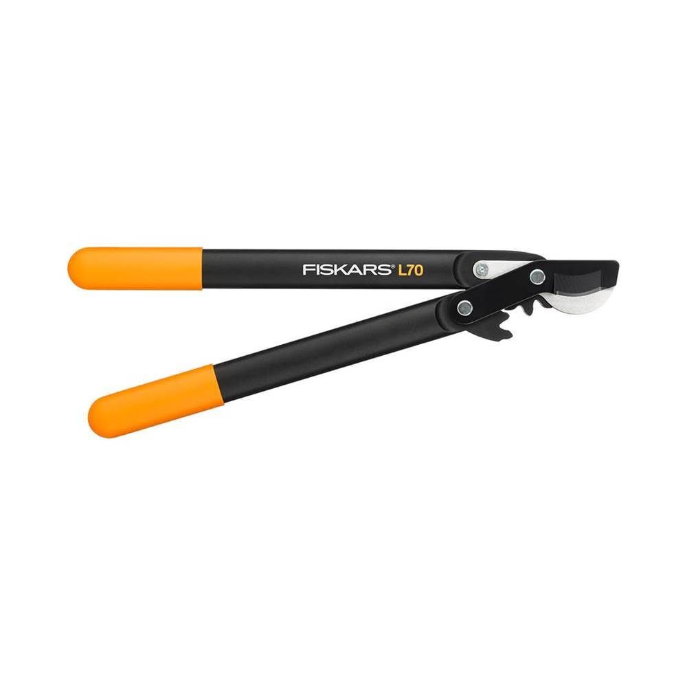 Fiskars - Corta-ramas PowerGear L70 S con cremallera y hoja recta 46cm Fiskars
