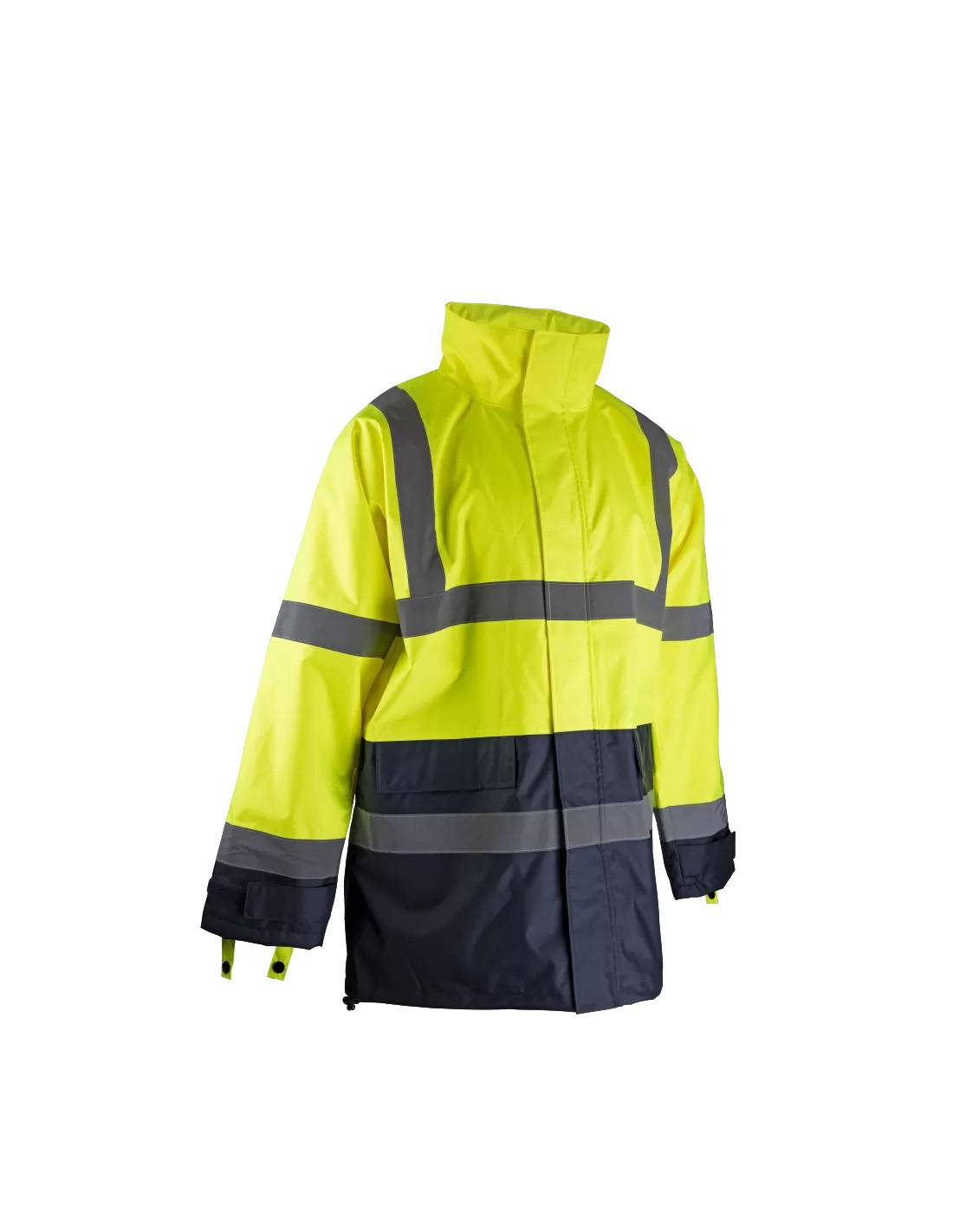 LMA - Veste haute visibilité imperméable - LMA - 2199-Jaune fluo / Marine-XXXL - Imagen 1