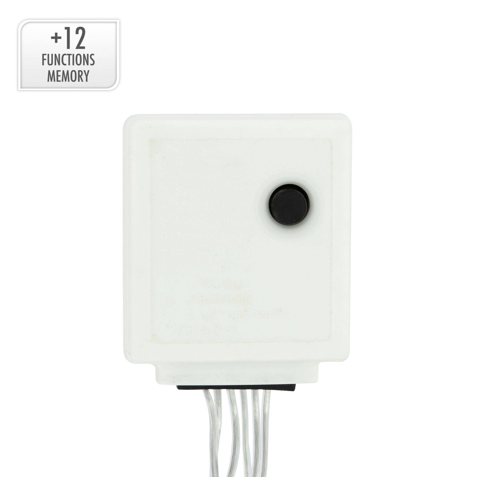 Ecd-Germany - Rideau pendant lumineux de Noël 240 LED blanc chaud IP44 2m intérieur/extérieur - Imagen 7