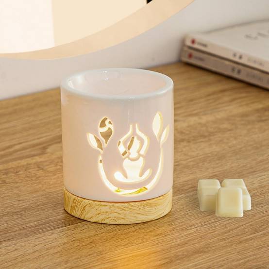 Brûle-Parfum Céramy Yogi - Atmosphère Parfumée - Objet Yoga Méditation -Brûleur Fondant Senteur- Cadeau - 50ml - H10,5cm – Zen'Arôme - Image 10
