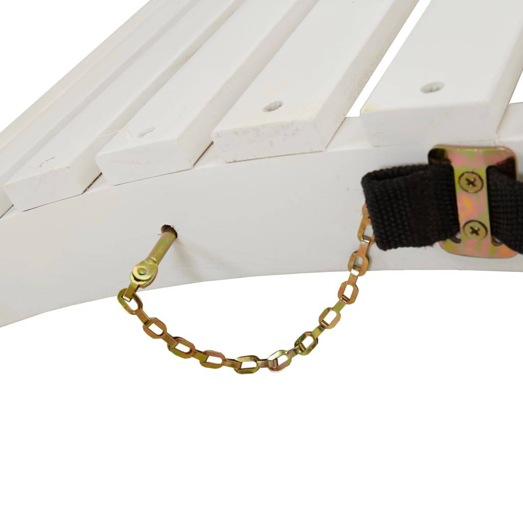 Helloshop26 - Lot de 2 transats chaise longue bain de soleil lit de jardin terrasse meuble d'extérieur blanc 184x55x64 cm bois massif d'acacia - Imagen 4