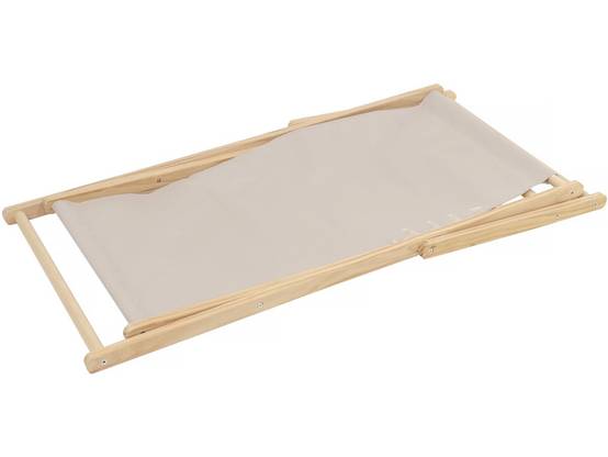 Lot De 2 Transats En Bois "chilienne" - 107 X 56.5 X 81 Cm - Ecru -habitat Et Jardin - Image 3