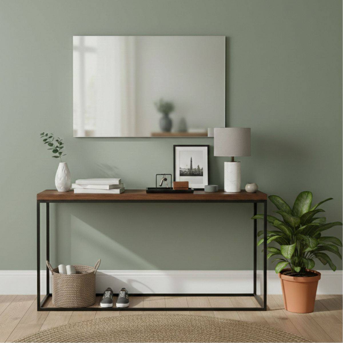 Miroir rectangulaire 60x90cm chant ABS - MISHA - Image 2