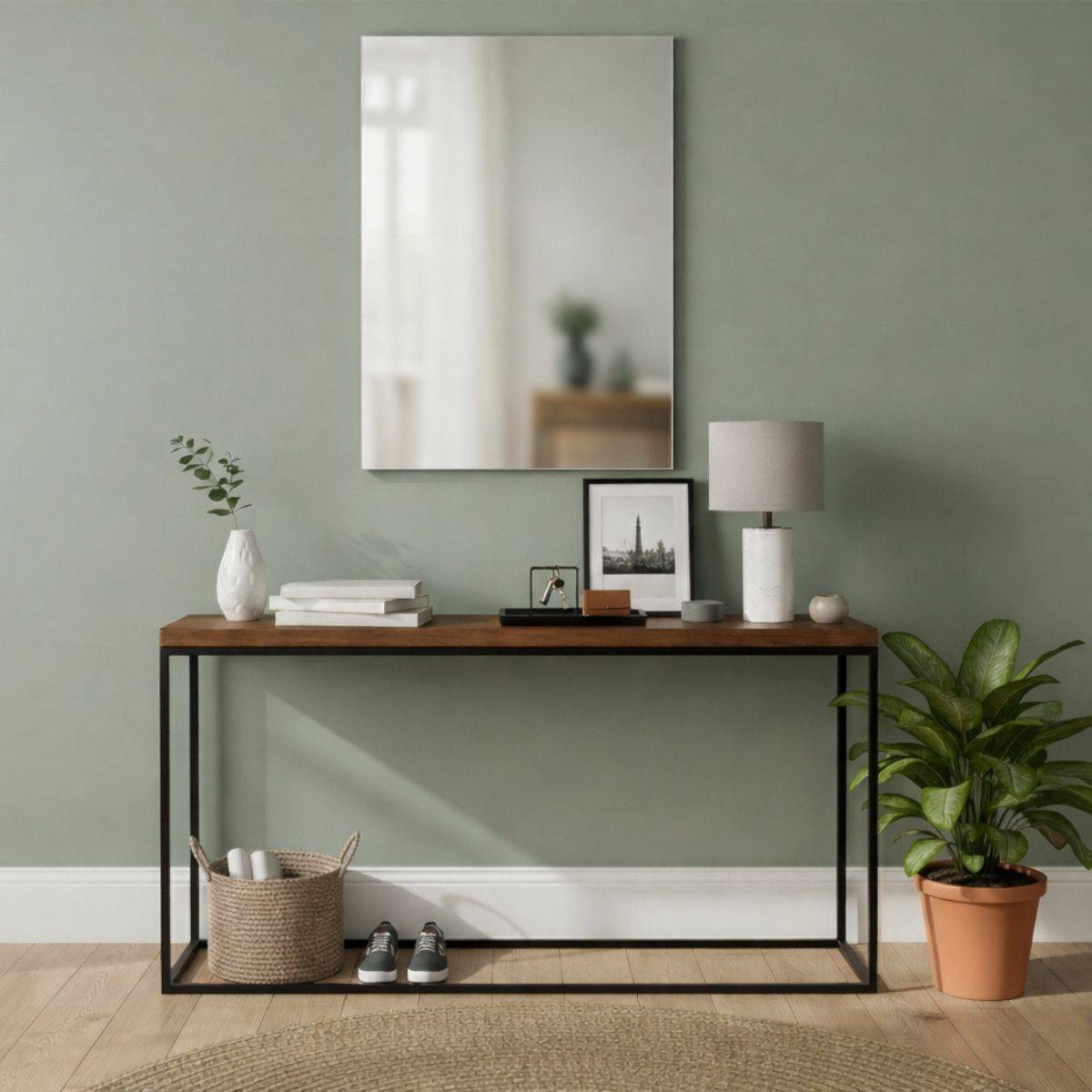 Miroir rectangulaire 60x90cm chant ABS - MISHA - Image 3