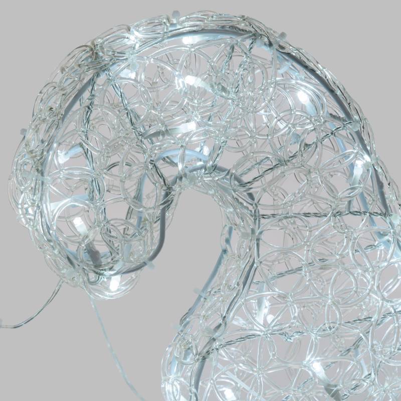 Lotti - Renne avec Traîneau 3D H85cm 350 LED blanc froid Acrylique 31V extérieur professionnel Lotti - Imagen 6