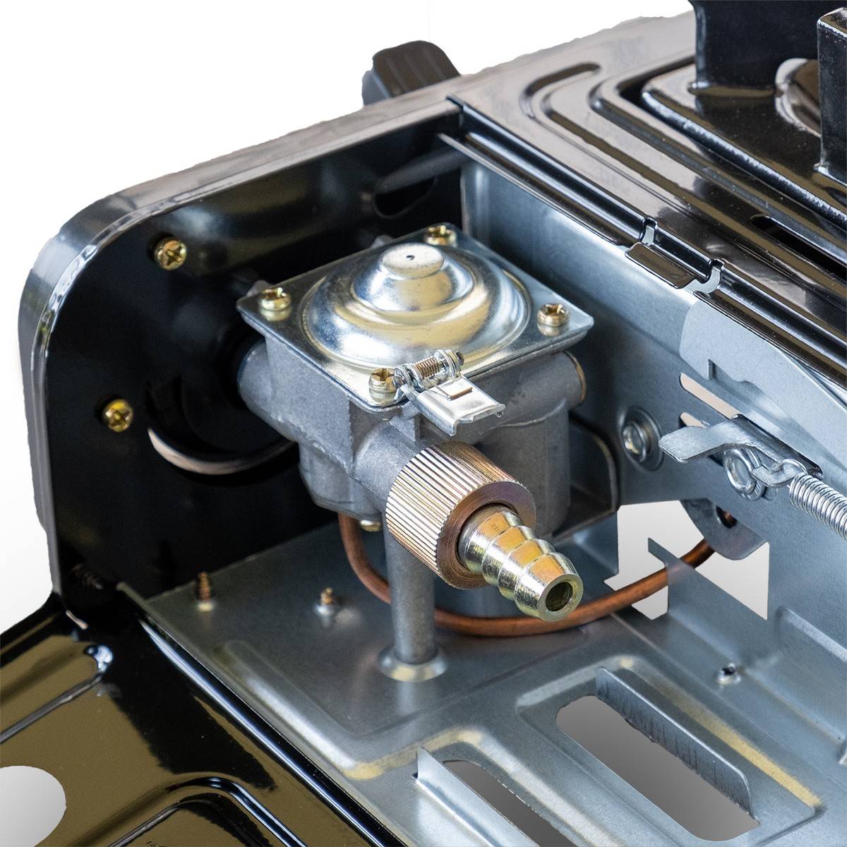 Réchaud gaz camping 2200W 1 feu + Grill Barbecue - Imagen 6