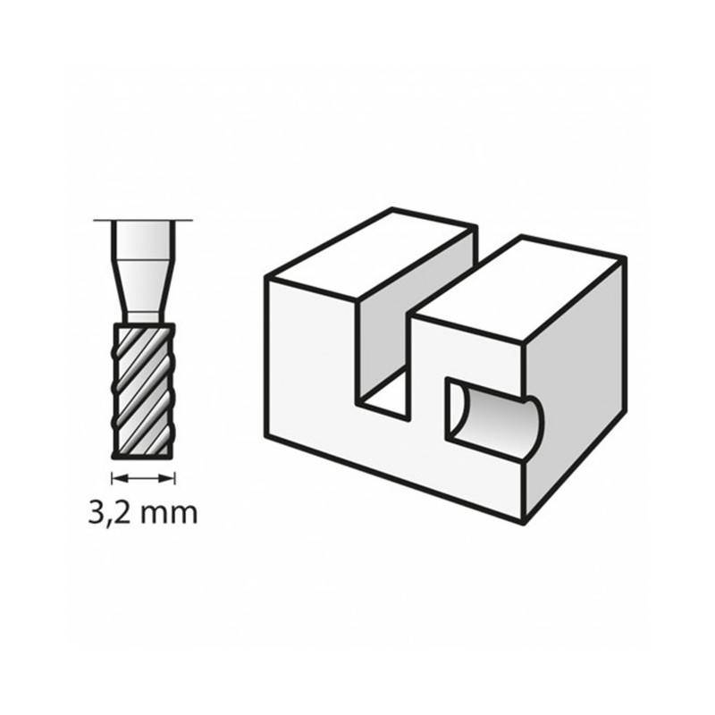 Fraise haute vitesse 3,2mm DREMEL (x2) - Image 2
