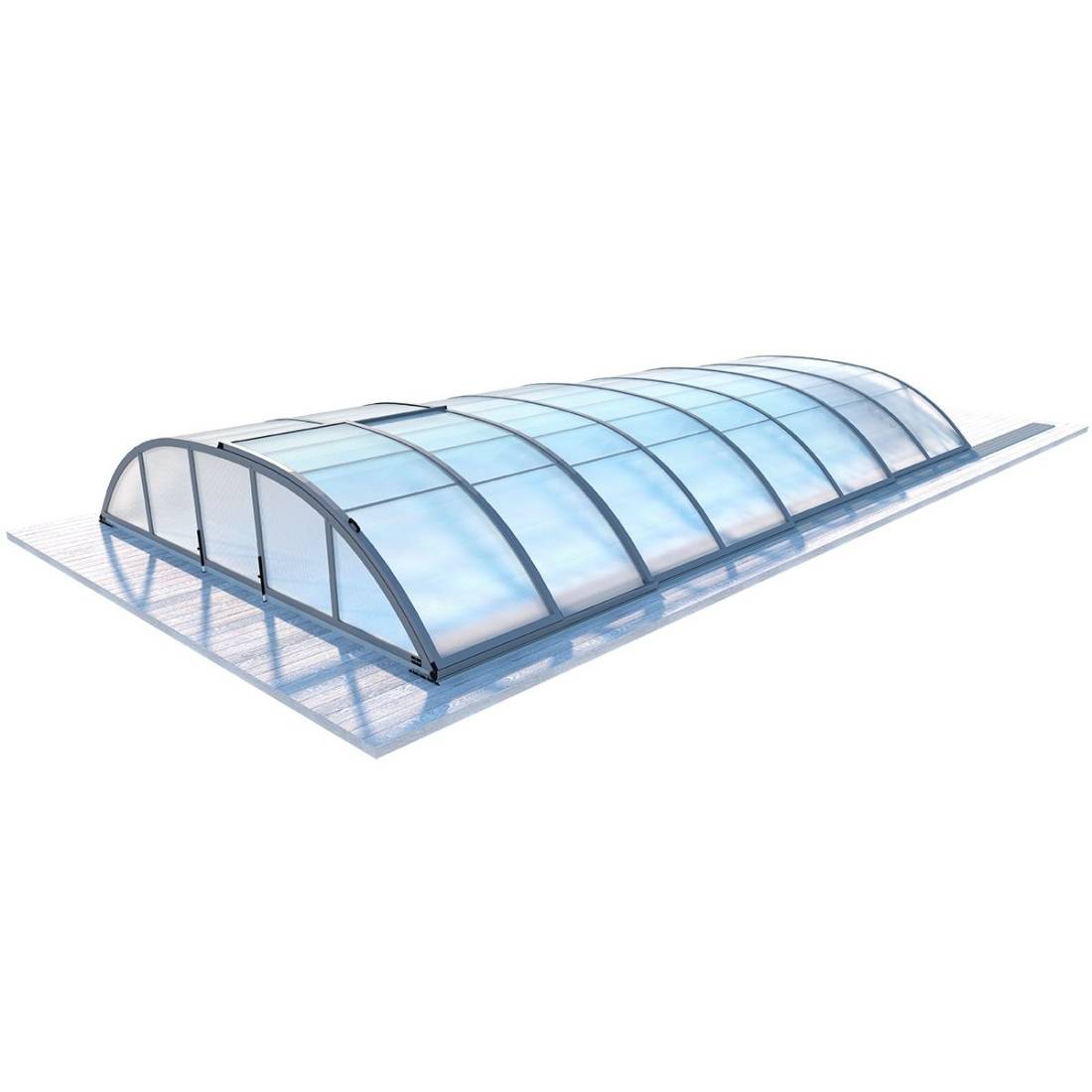 Altanka - Abri de piscine Horizon - 8.58x3.92 m - polycarbonate alvéolaire 8 mm - pour piscine BAS7309 - ECO309 - ALTANKA - Imagen 8