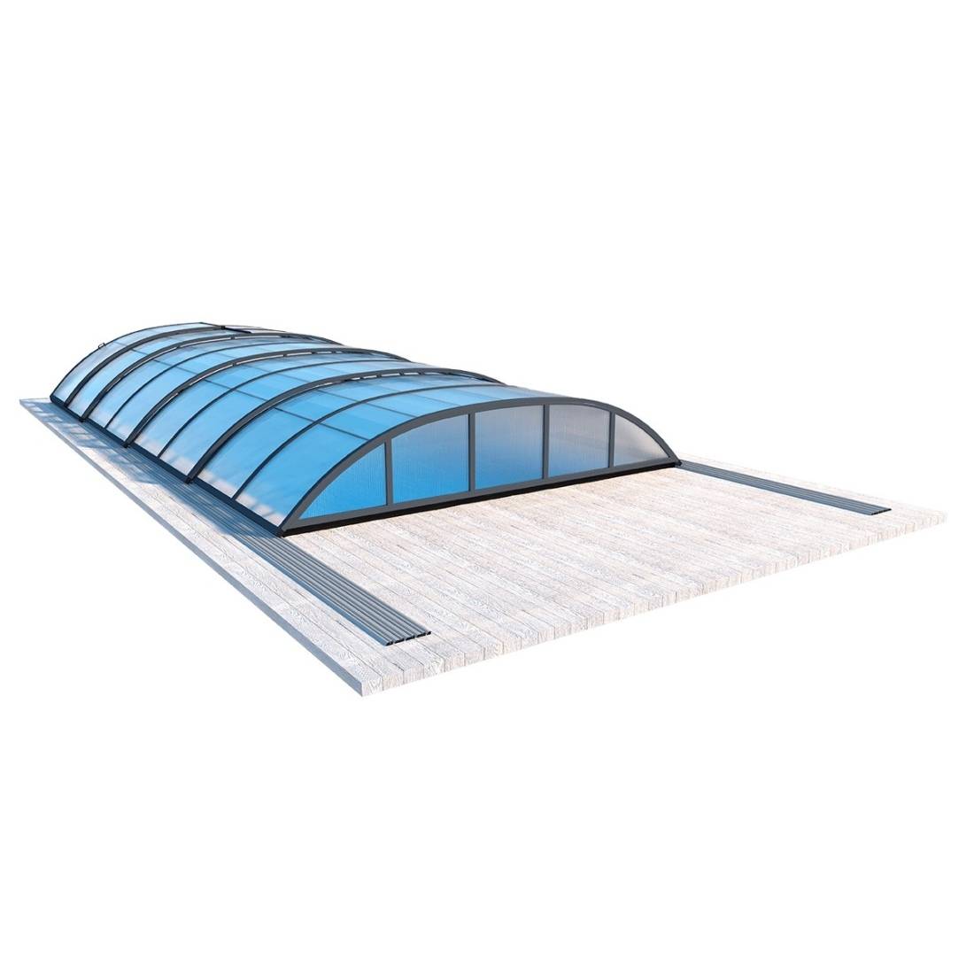 Altanka - Abri de piscine Horizon - 8.58x3.92 m - polycarbonate alvéolaire 8 mm - pour piscine BAS7309 - ECO309 - ALTANKA - Imagen 3