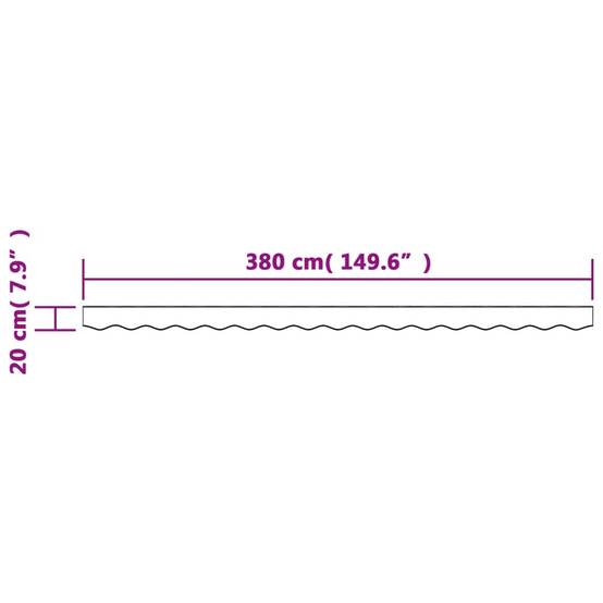 Prolenta Premium - Store banne Mano rouge 380 X 20 cm - P87211R - Image 6