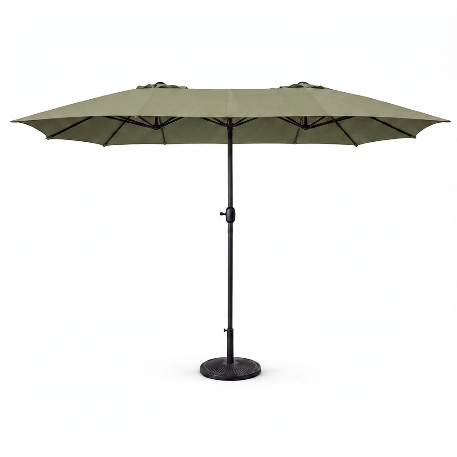 Parasol rectangulaire double 27x46m vert VENICE