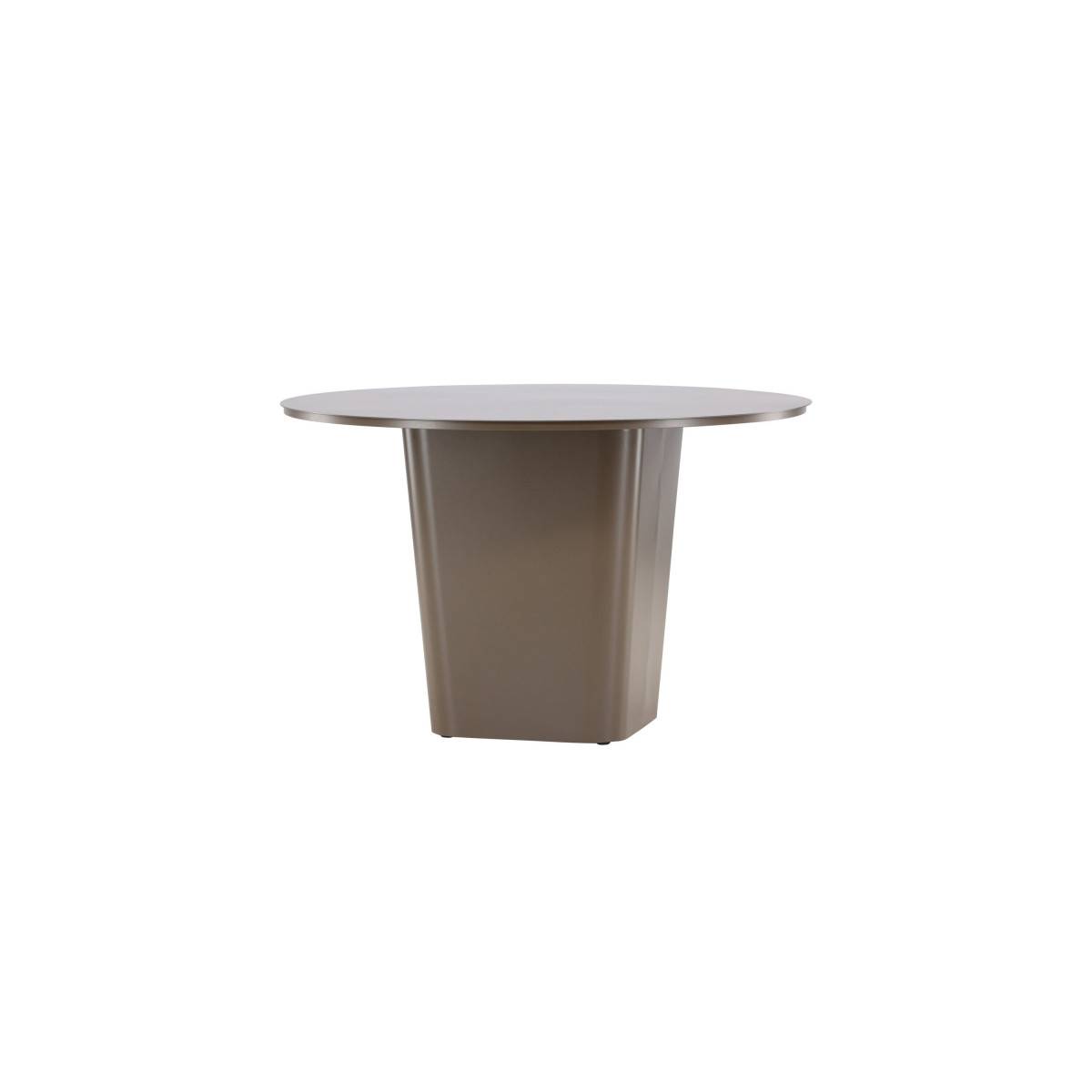 Table de Jardin Ronde "Santa Fe" 120cm Marron - Image 3