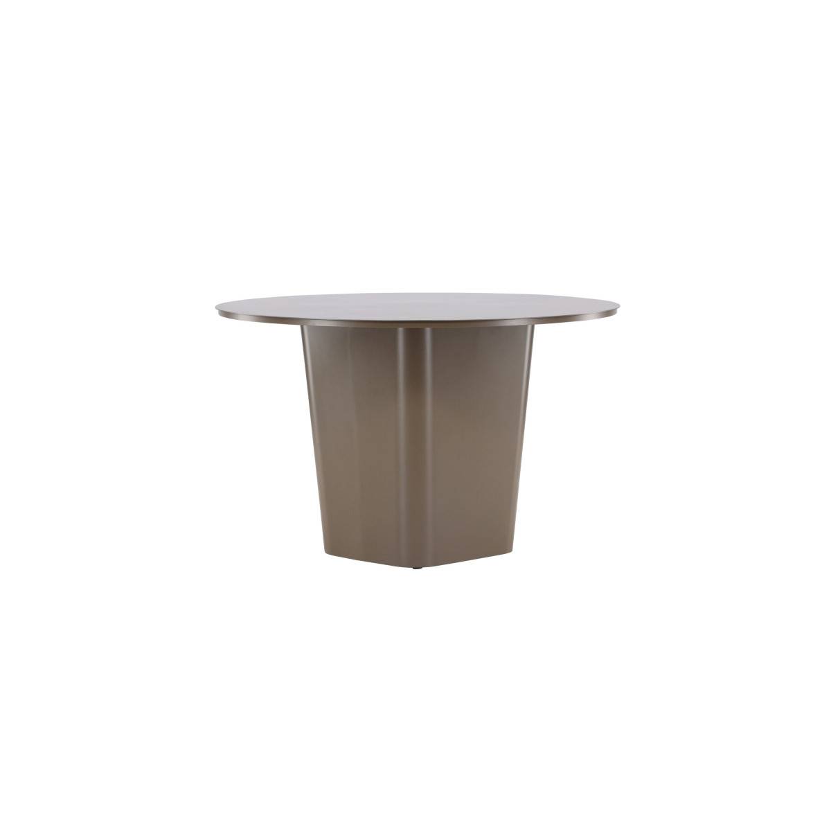 Table de Jardin Ronde "Santa Fe" 120cm Marron - Image 2