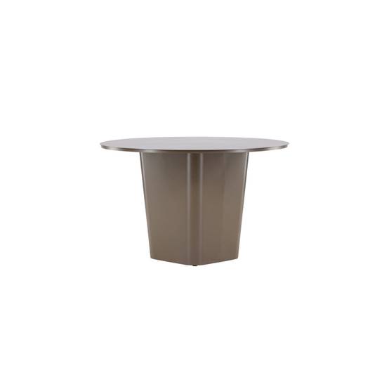 Table de Jardin Ronde "Santa Fe" 120cm Marron - Image 4