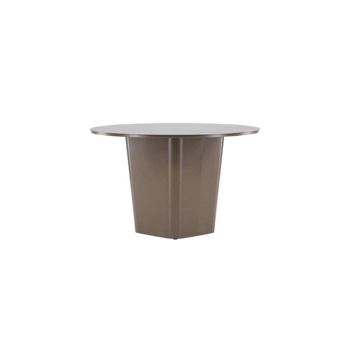 Table de Jardin Ronde "Santa Fe" 120cm Marron - Image 4