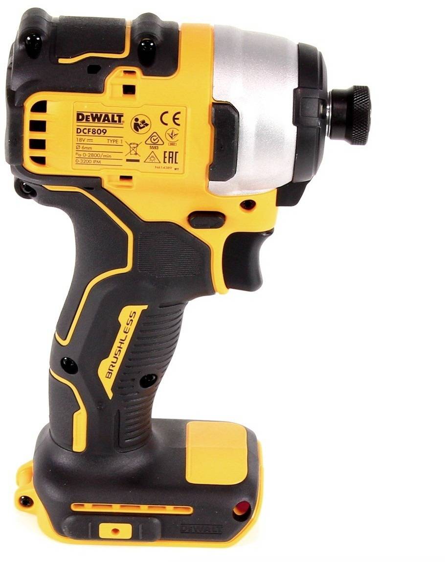 Dewalt - Visseuse à choc 1/4' 190Nm 18V - Livrée sans batterie ni chargeur - DEWALT - DCF809N-XJ - Image 4