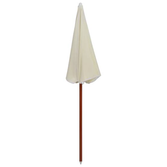 Helloshop26 - Parasol avec mât en acier 180 cm sable - Image 2